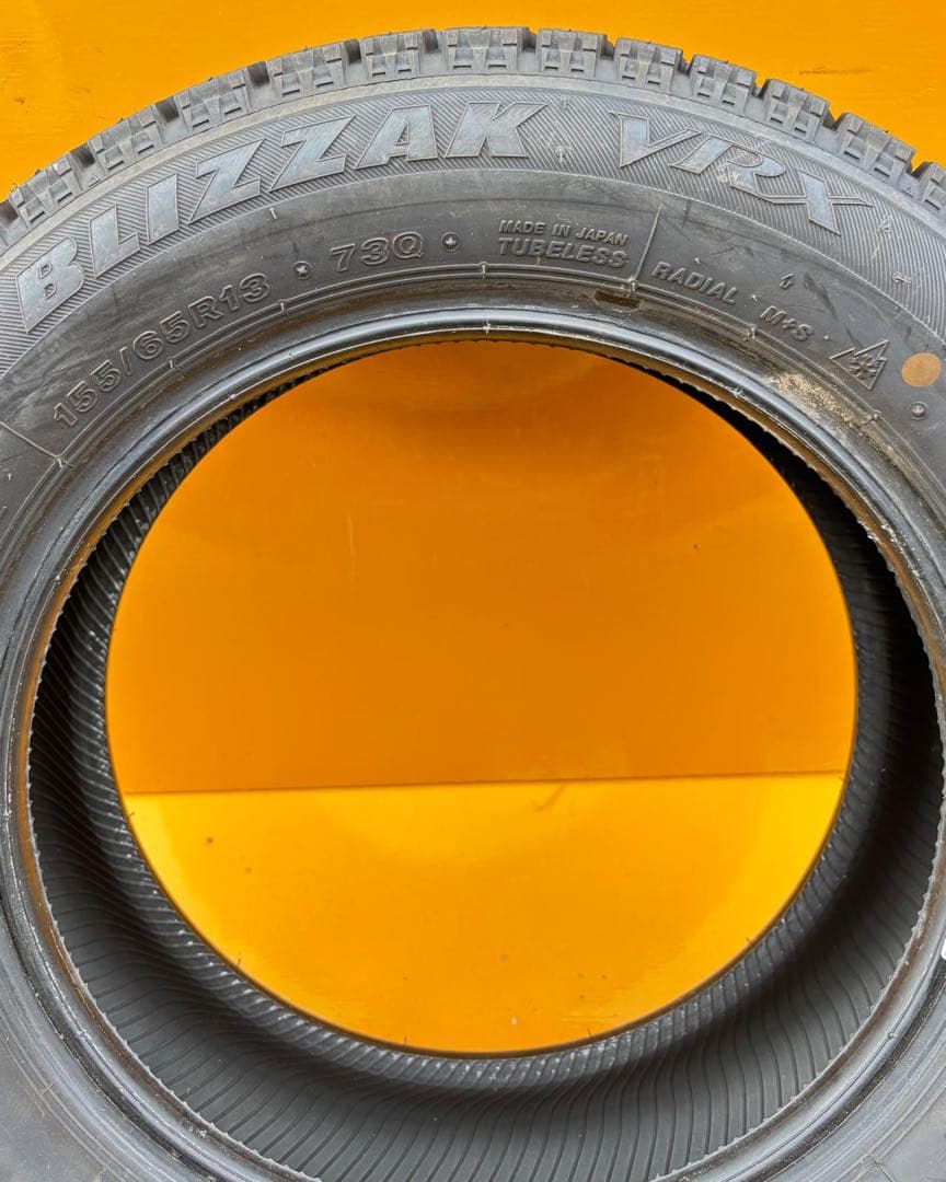 タイヤ・ホイール 155/65R13 73Q BRIDGESTONE BLIZZAK VRX