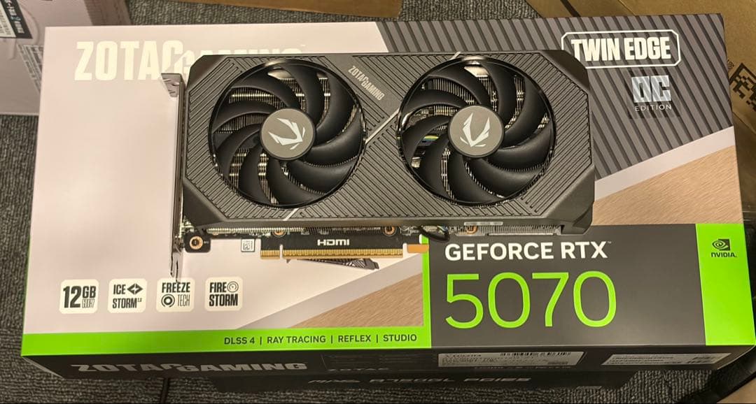 2*7様 ZOTAC RTX5070