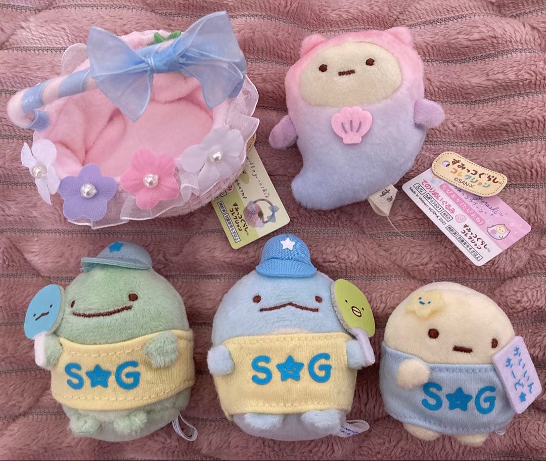新品★すみっコぐらし てのりぬいぐるみ ファンクラブ限定 5点セット