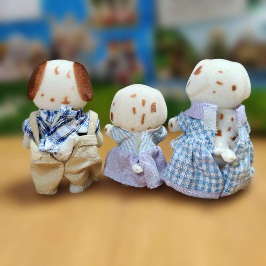 シルバニア　チョコレートダルメシアン　3匹