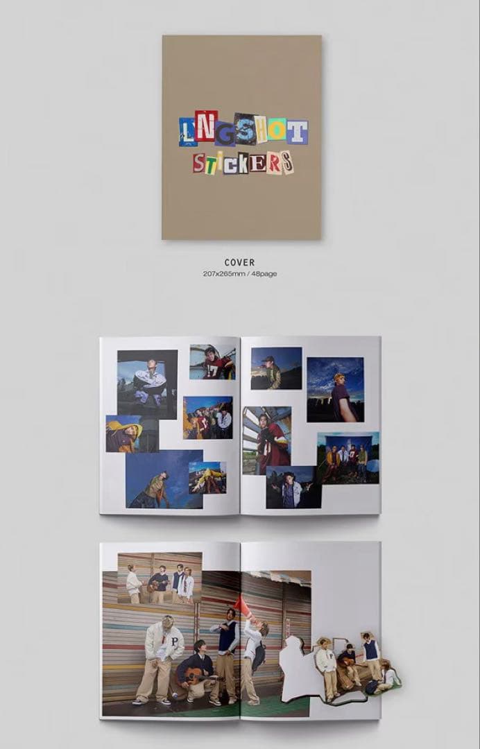 LNGSHOT [ STICKERS ] PHOTO BOOK ステッカーブック