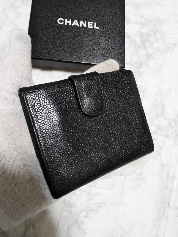 【超美品】シャネル キャビア デカココマーク 財布