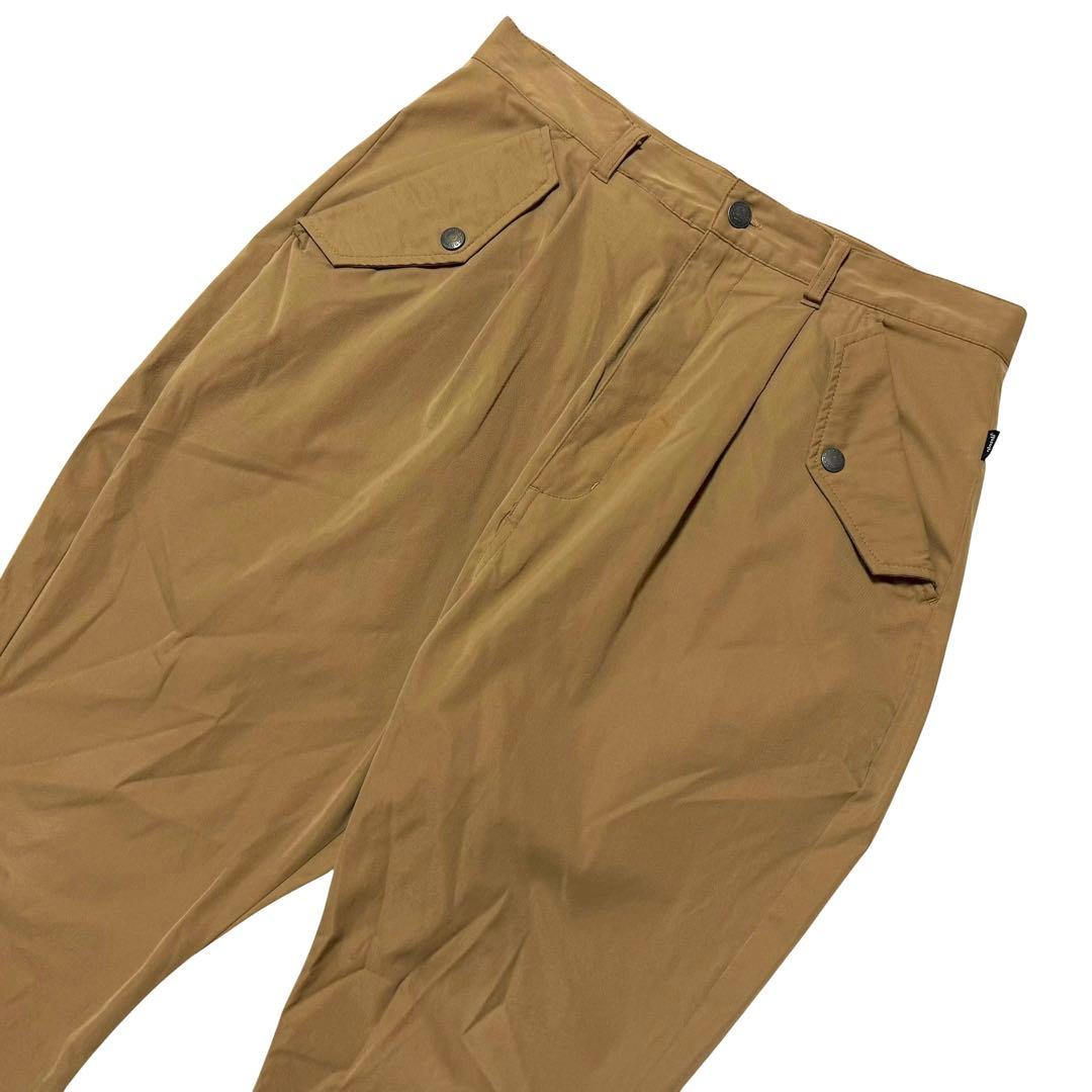 glamb 裾リブ ストレッチ サルエル ジョッパーズ パンツ ベージュ 1
