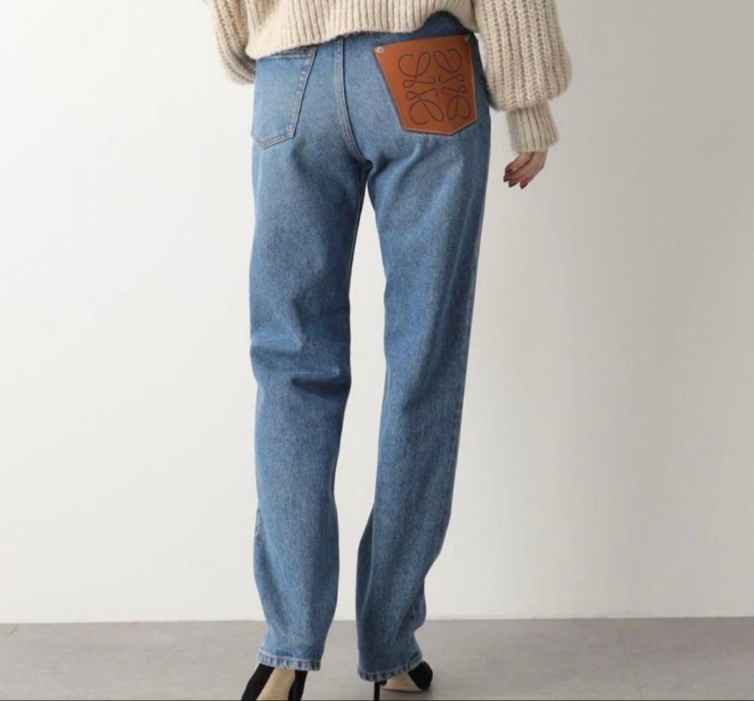早い者勝ち！ loewe 最終値下げ ロエベアナグラムレザーポケットデニム 38
