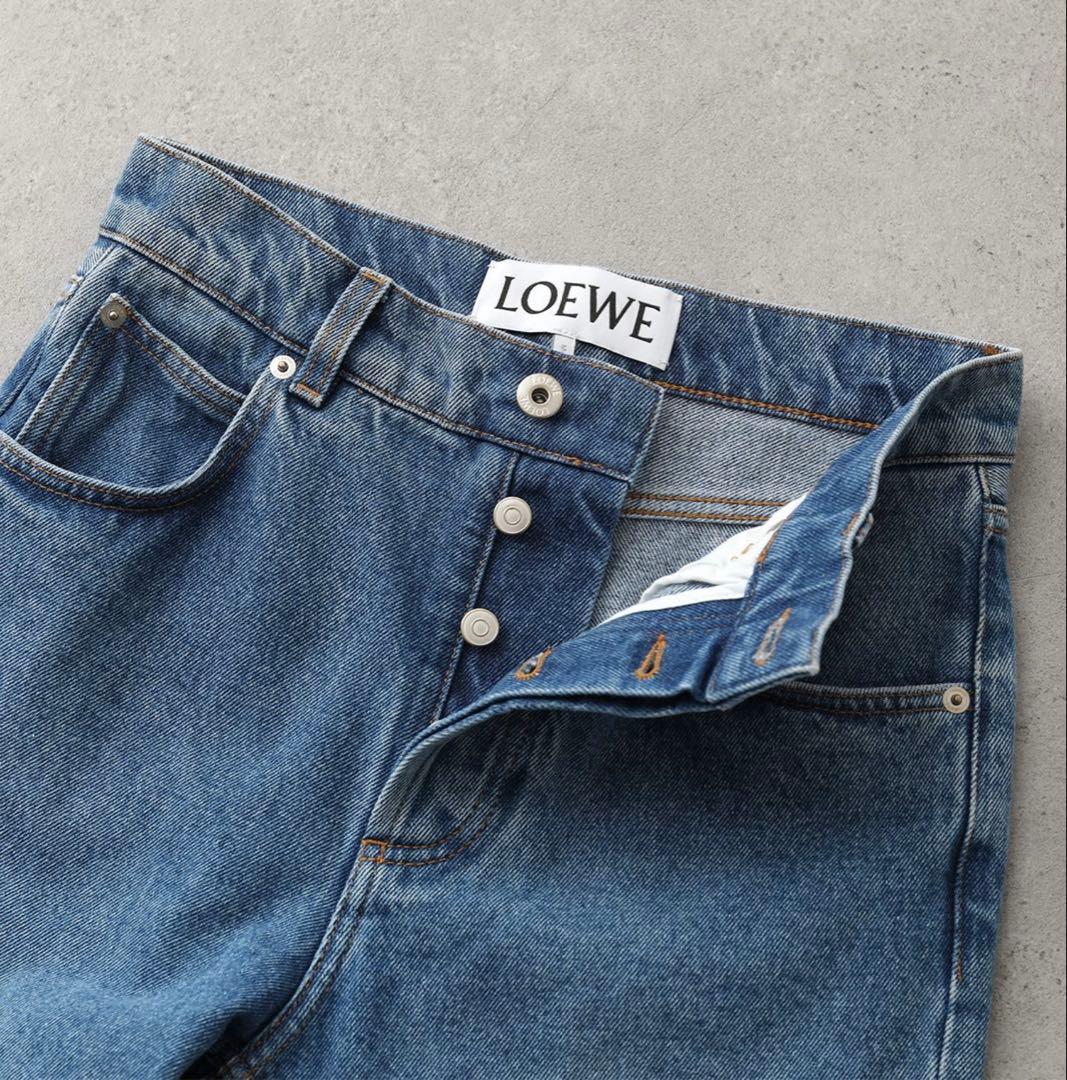 早い者勝ち！ loewe 最終値下げ ロエベアナグラムレザーポケットデニム 38