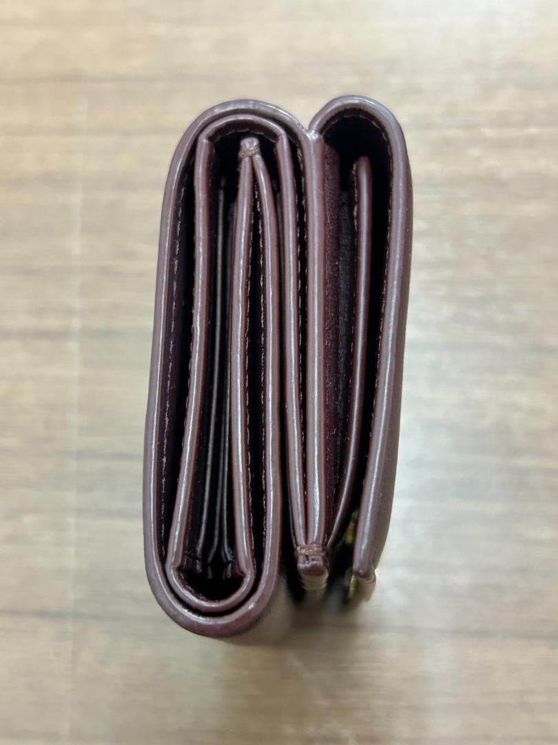 ア*ス様 【Ｃ】★LOEWE ロエベ　 三つ折り財布 バーガンディ★