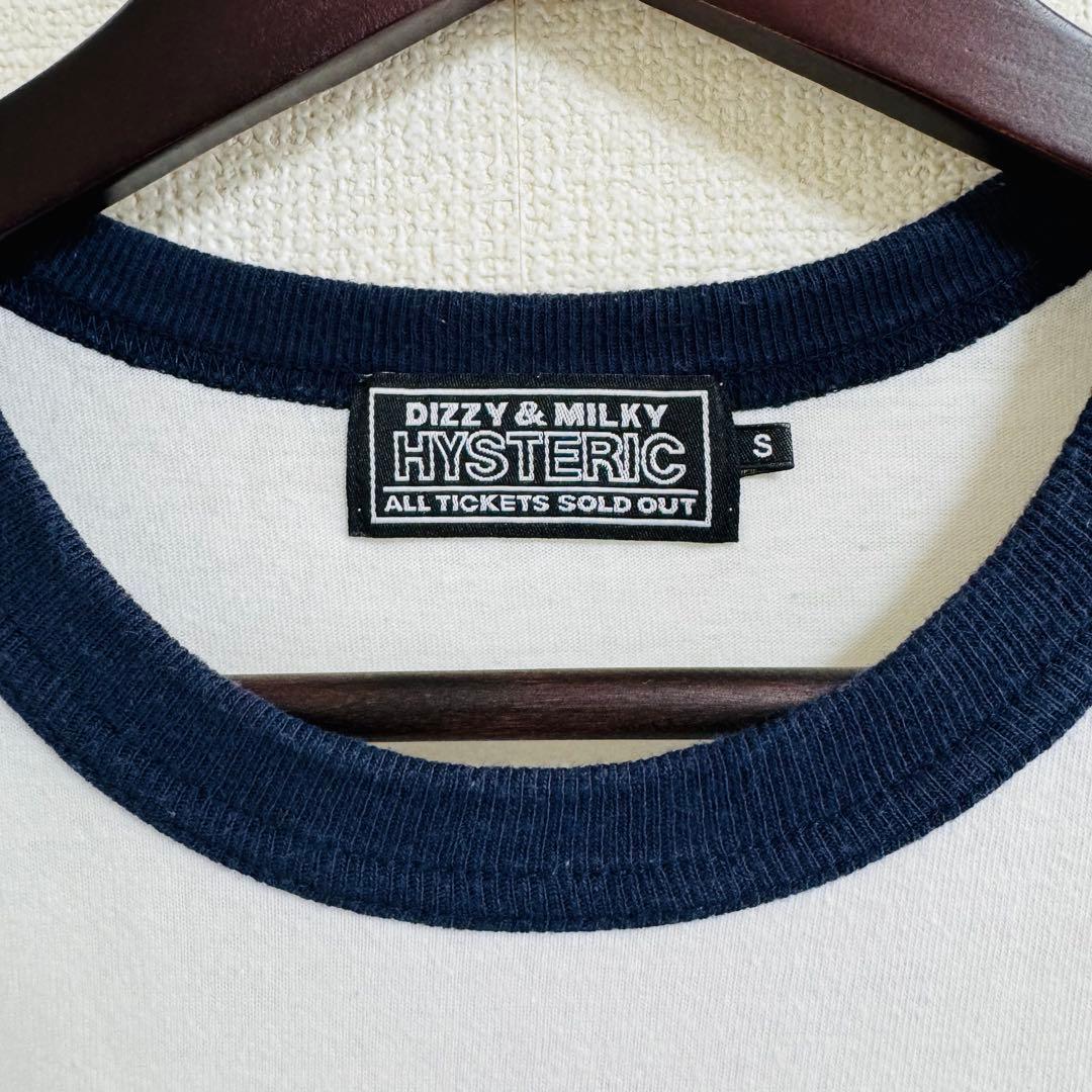 【美品・希少】HYSTERIC GLAMOUR リンガーT ヒステリックグラマー