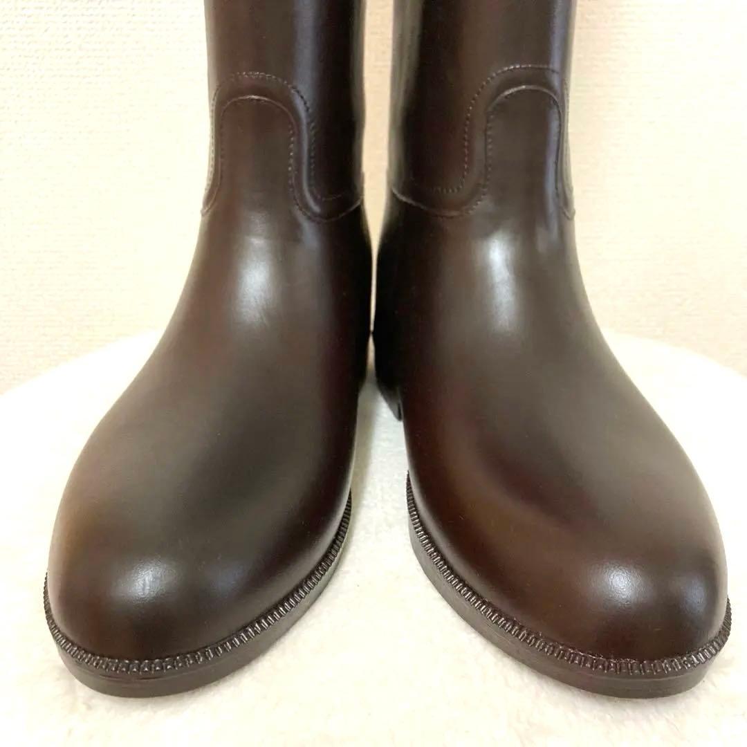 Traditional Wheatherwear　ブラウン ロングレインブーツ