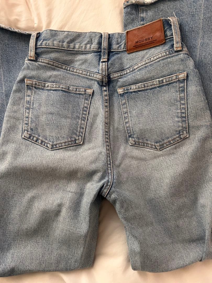 パンツ MOUSSY MVS FLARE color: BLU size: 24inch
