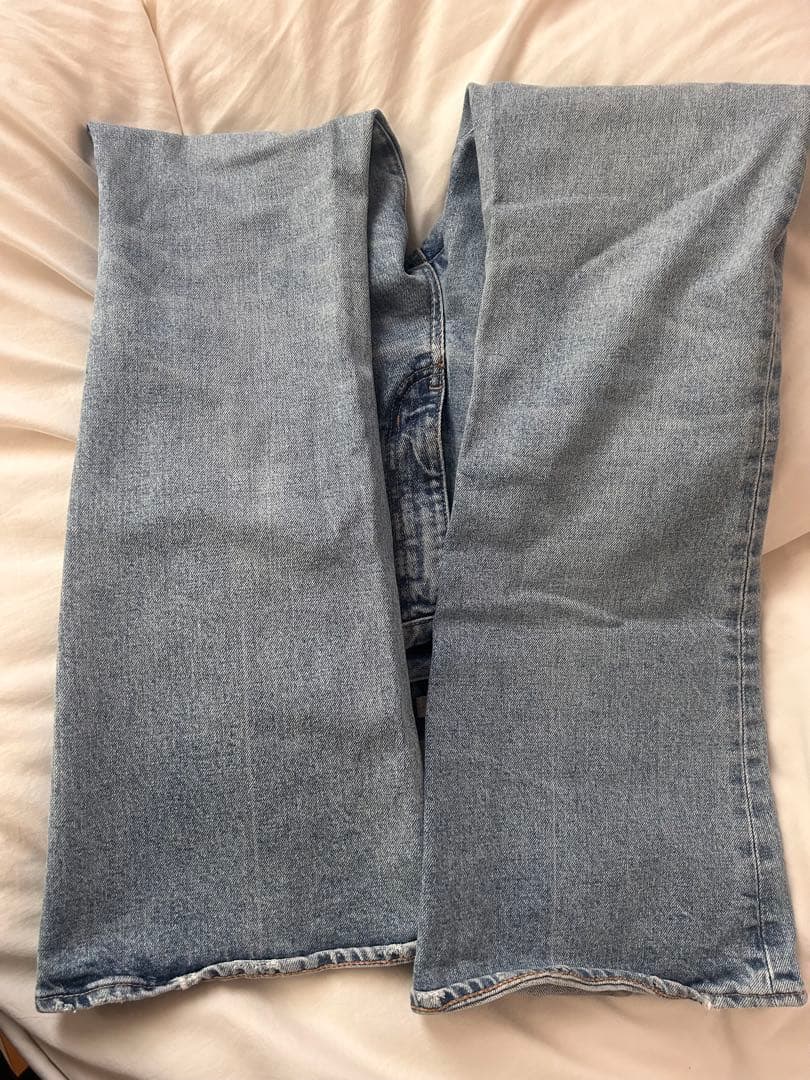 パンツ MOUSSY MVS FLARE color: BLU size: 24inch