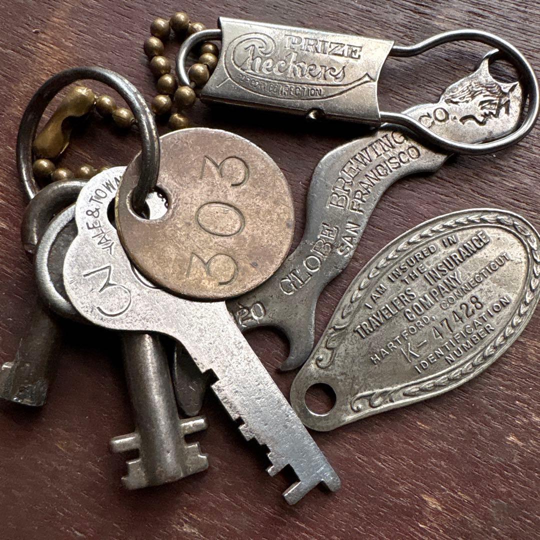US JUNK KEY-CHAINS／Antique ＆Vintage