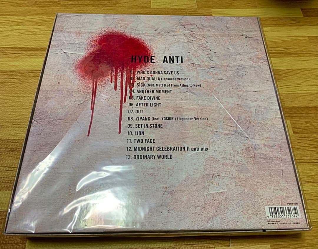 新品★HYDE album ANTI 【完全数量限定BOX】