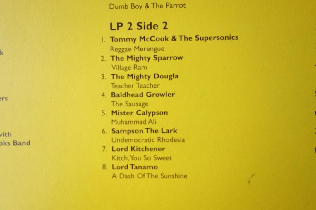 Trojan Calypso box set　3枚組レコード