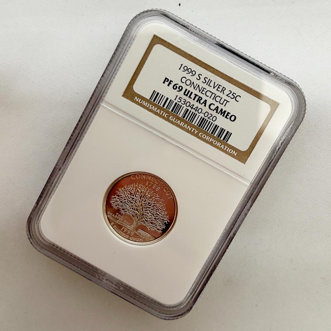 1999年CONNECTICUT 25C NGCPF69 1530440-020