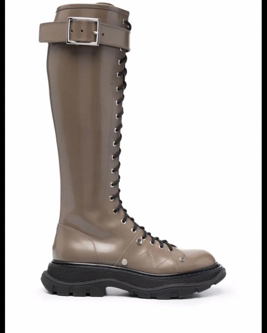 alexander mcqueen tread slick ロング　ブーツ