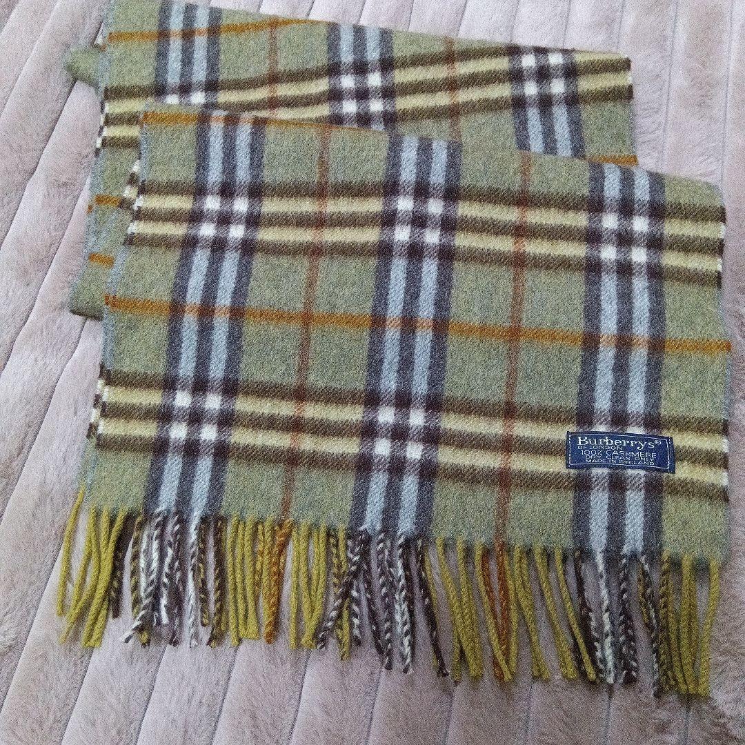 BURBERRY バーバリー マフラー ノバチェック カシミア100%