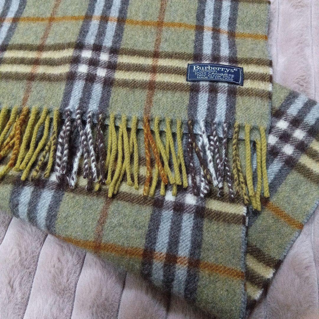 BURBERRY バーバリー マフラー ノバチェック カシミア100%