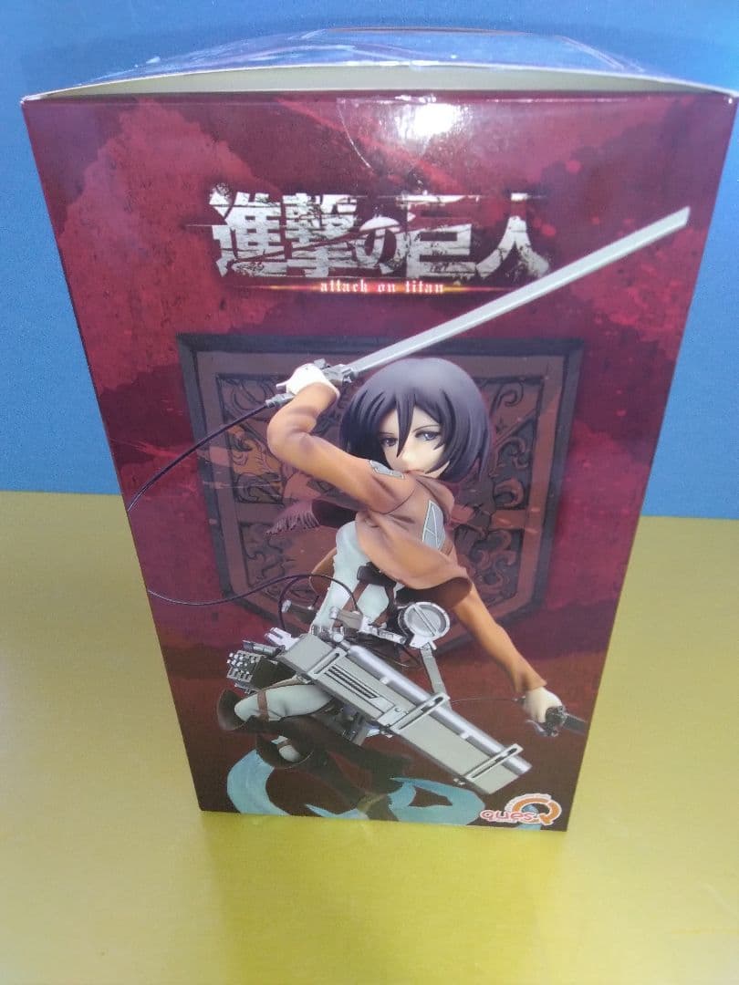 ミカサ・アッカーマン キューズQ【難有り】　進撃の巨人　フィギュア