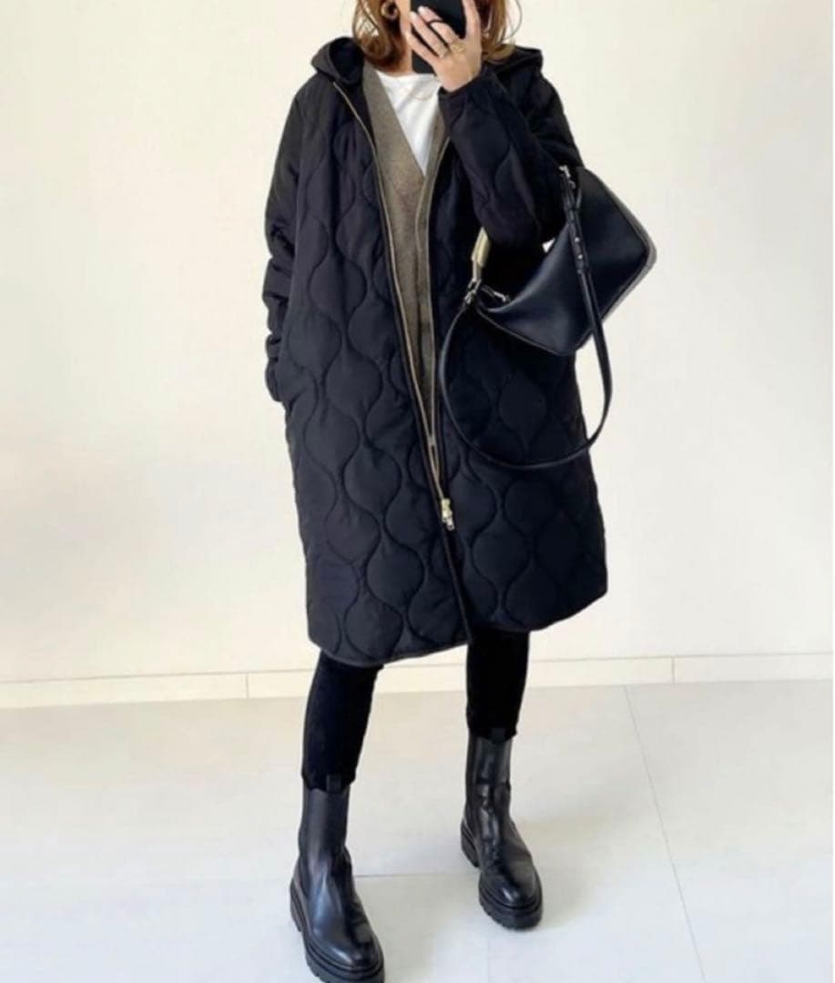 Emma Taylor エマテイラー 3wayキルティングフードコート 美品