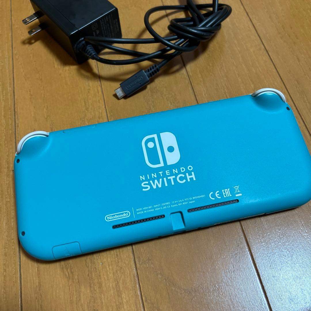 Nintendo Switch Lite ターコイズ 本体 ACアダプター付き