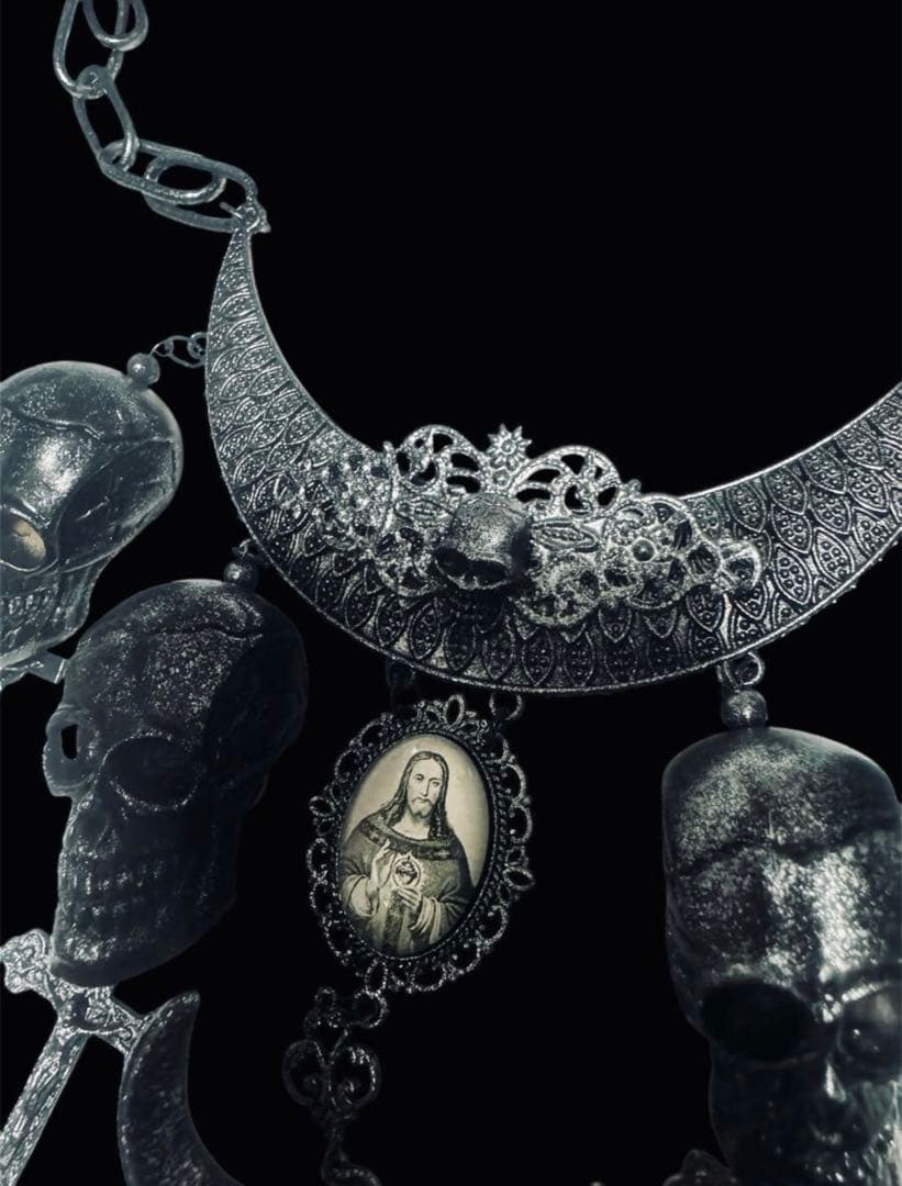 アクセサリー Jean Paul GAULTIER skull cross necklace