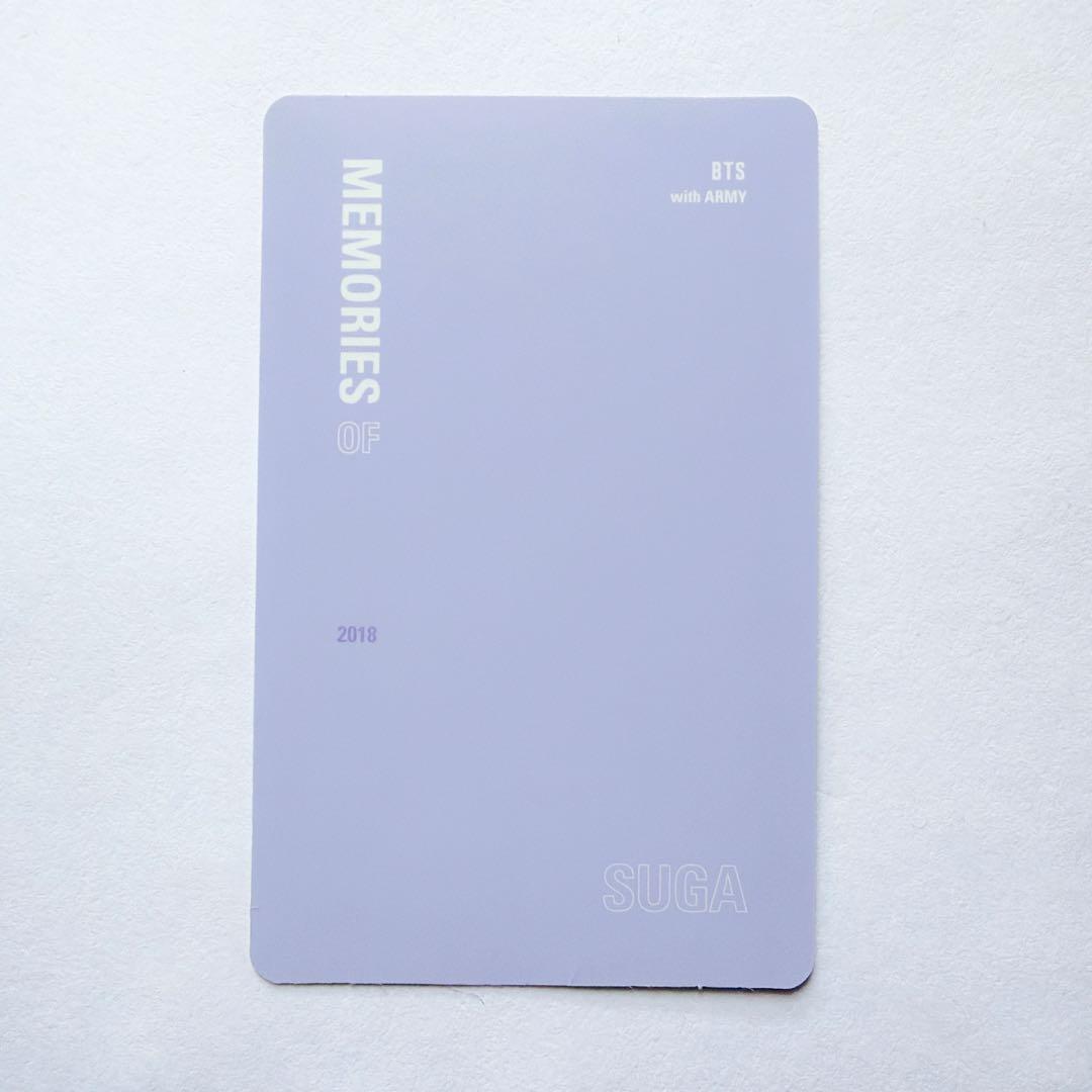 BTS Memories 2018 Blu-ray SUGA ユンギ★匿名配送