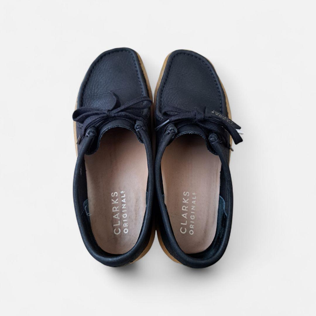 CLARKS ブラック モカシンシューズ　ワラビー　クラークス