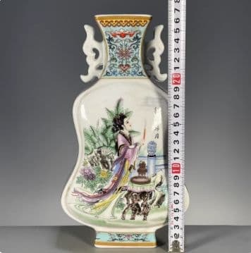 景徳鎮 花瓶 陶磁器 装飾品 現代工芸品 美術品 置物