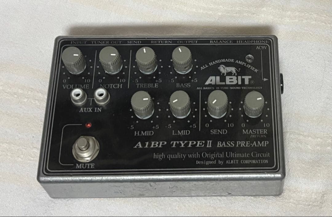 ALBIT ベース プリアンプ A1BP TYPEⅡ ACアダプター付き
