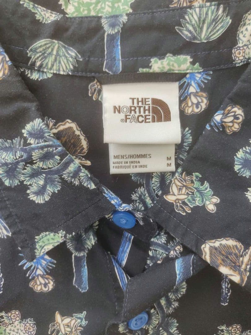 しまじろう　THE NORTH FACE カクタス柄 半袖シャツ US M