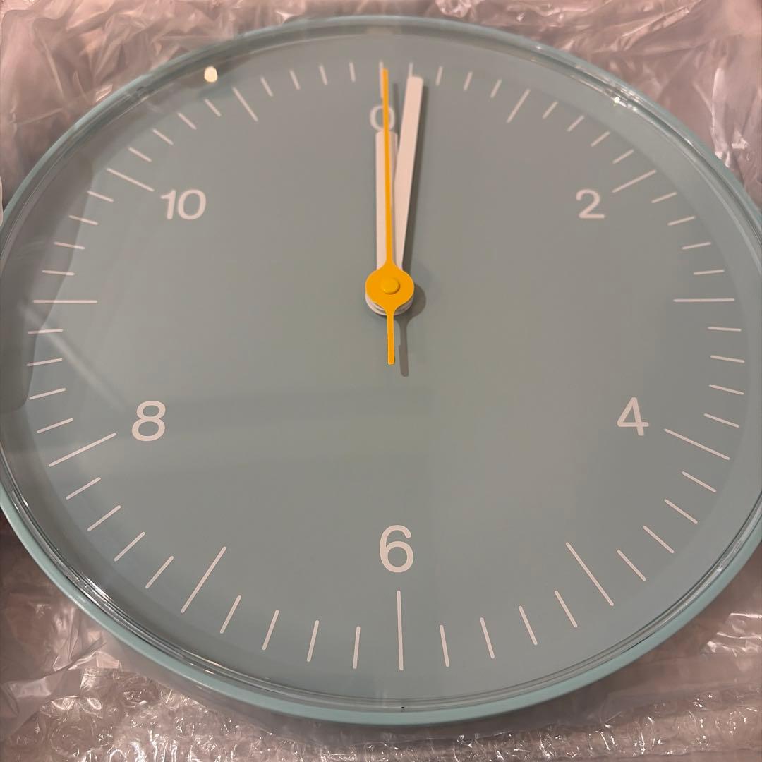 HAY WALL CLOCK 時計　ブルー