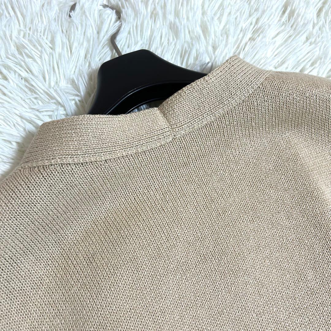 美品✨フォクシー 定価10.8万 春に◎シルクコットン ロングカーディガン