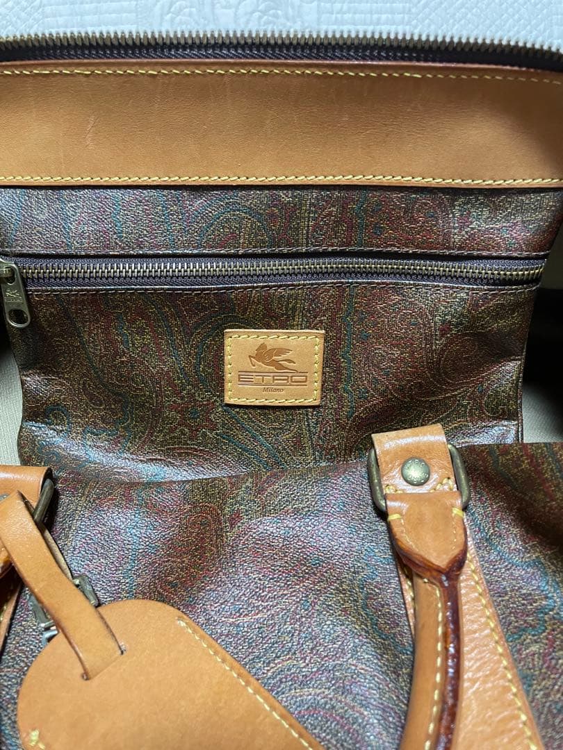 ETRO エトロ ボストンバッグ　ポーチ付き
