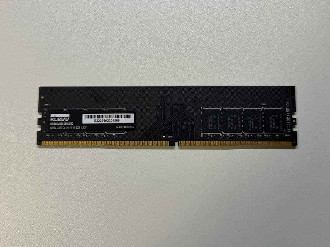 KLEVV DDR4 8GB 2666 ×2(16GB)