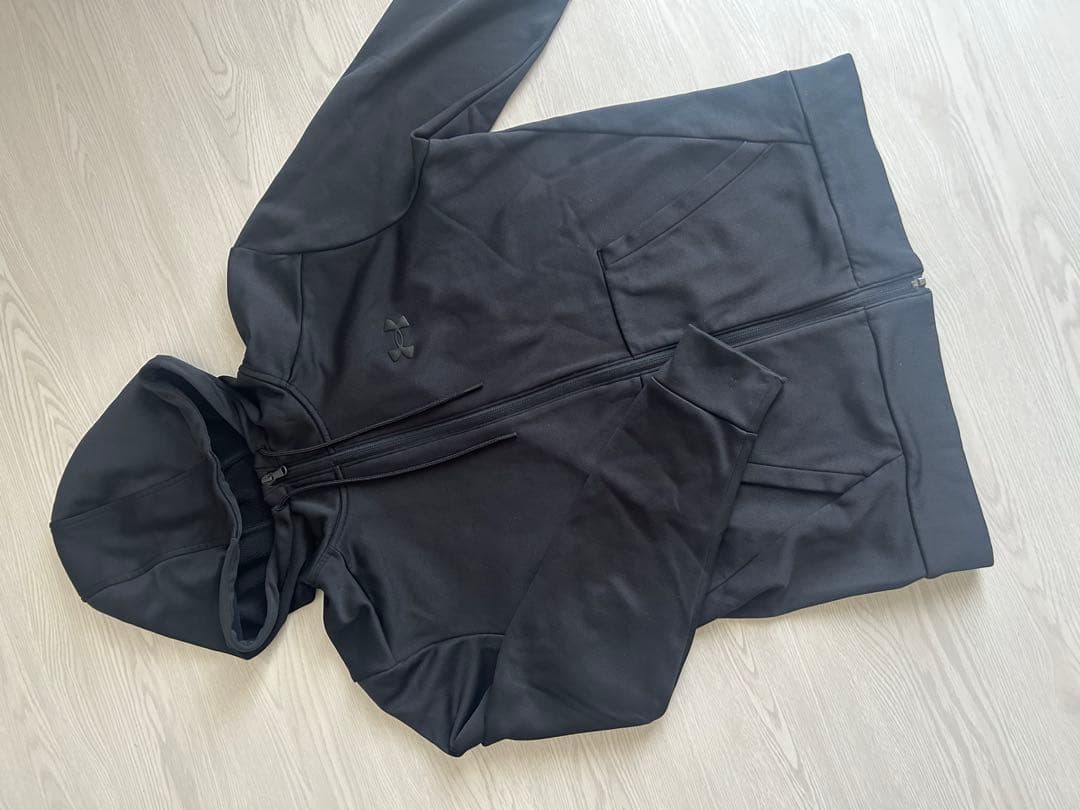 Under Armour ジャージ上下セット ブラック　メンズL