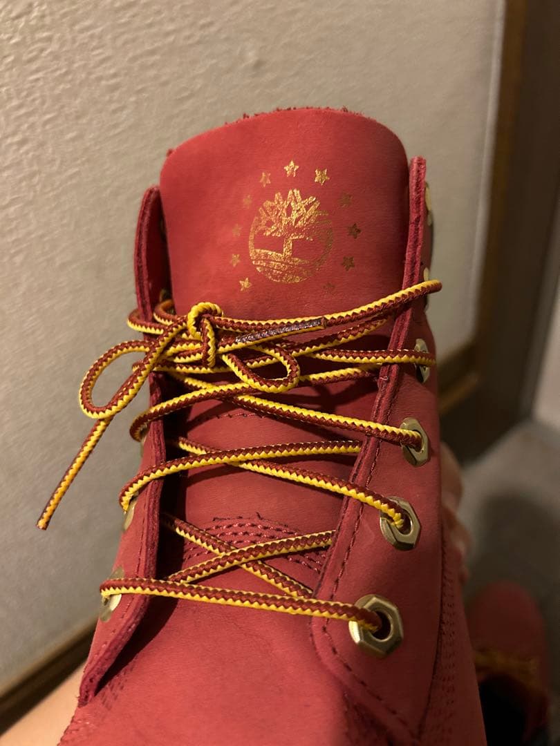Timberland レッドブーツ　23.5
