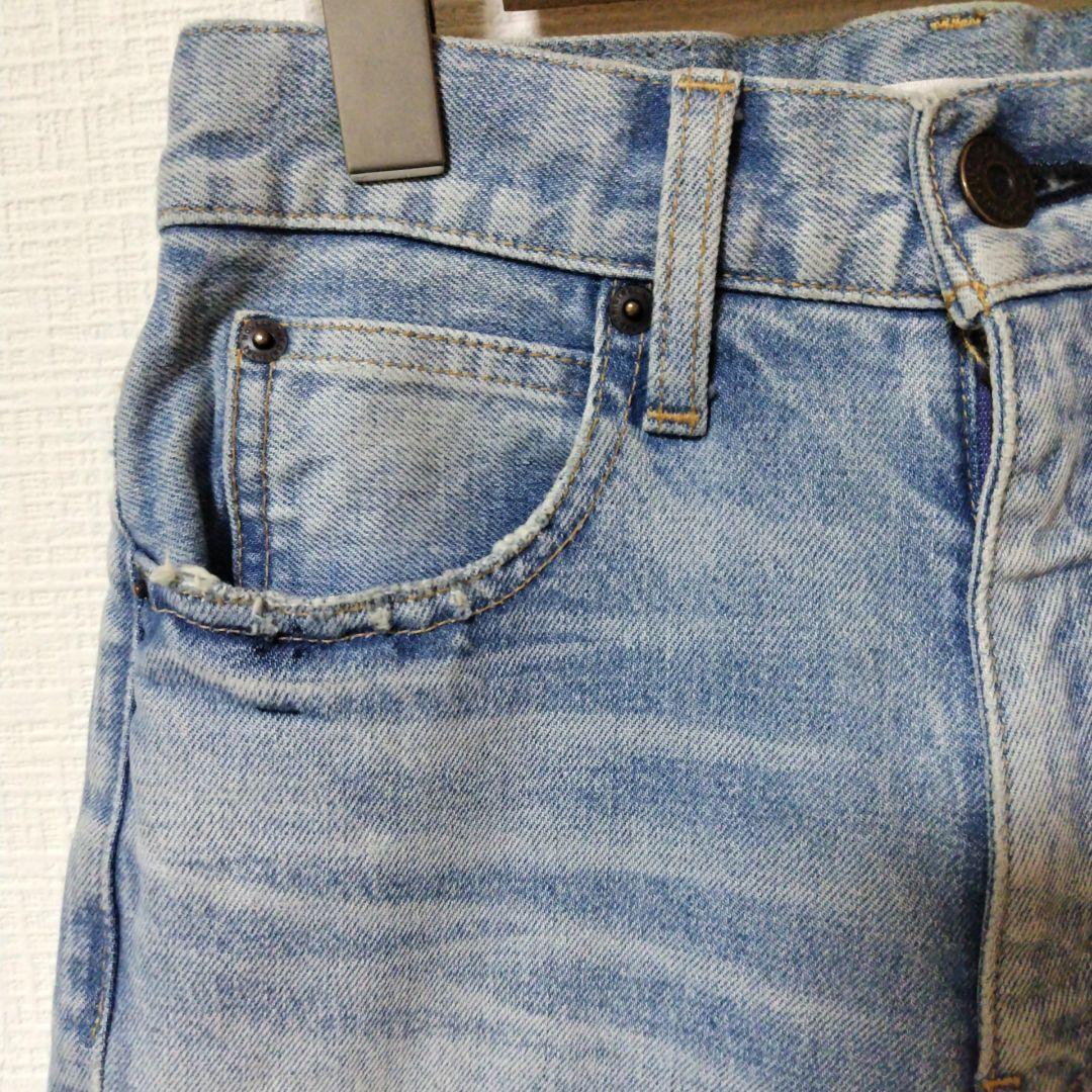 【美品】MOUSSY MVS FLARE 25インチ ライトブルー マウジー