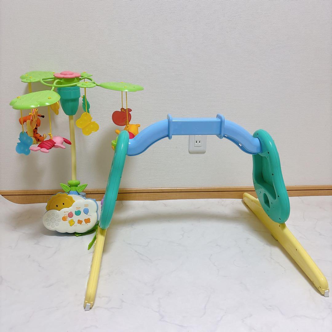極美品♡くまのプーさん　6WAYジムにへんしんメリー　タカラトミー