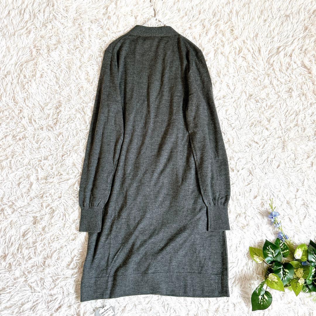 タグ付未使用⁂ダーマコレクション⁂ロングカーディガン　カシュクール　カシミヤ M