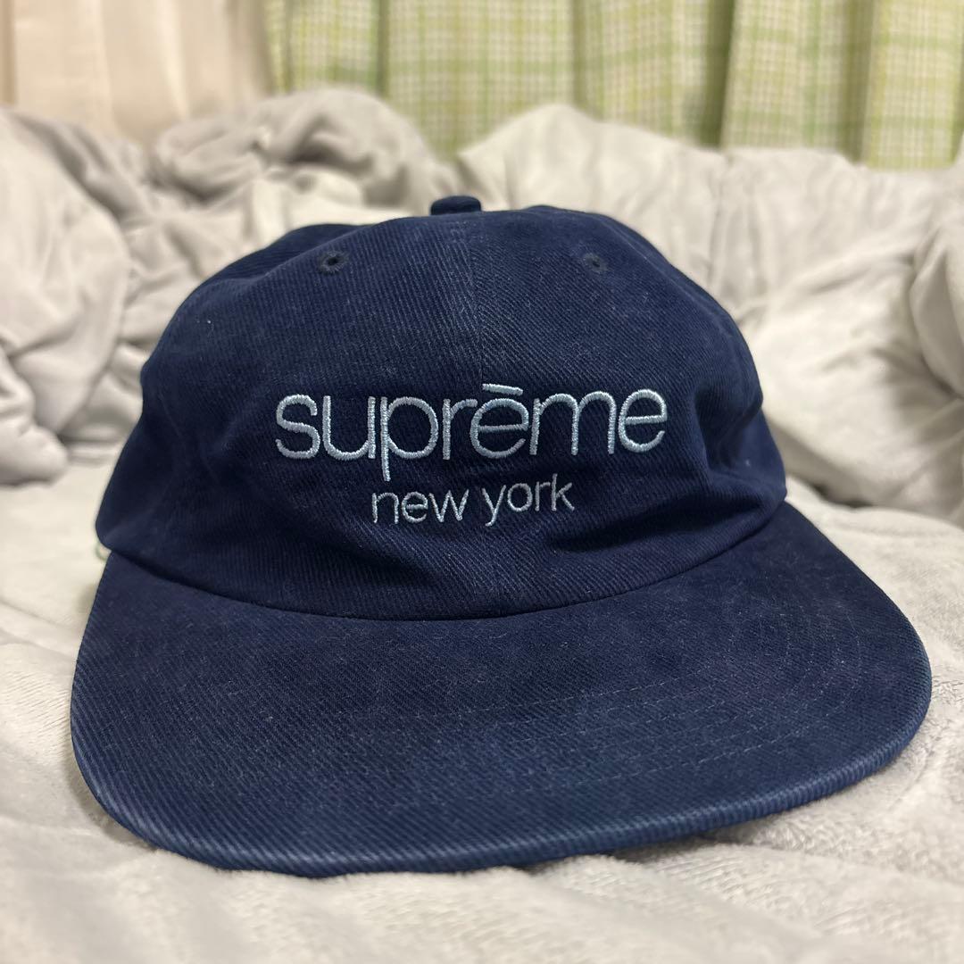 Supreme Classic Logo 6-Panel 18ssFuji着用