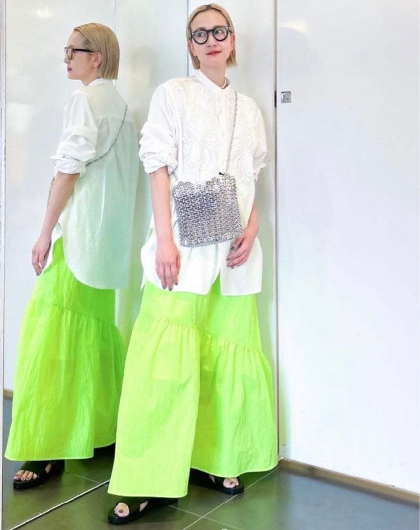 れな★CITYSHOP WASHER TIERED SKIRT
