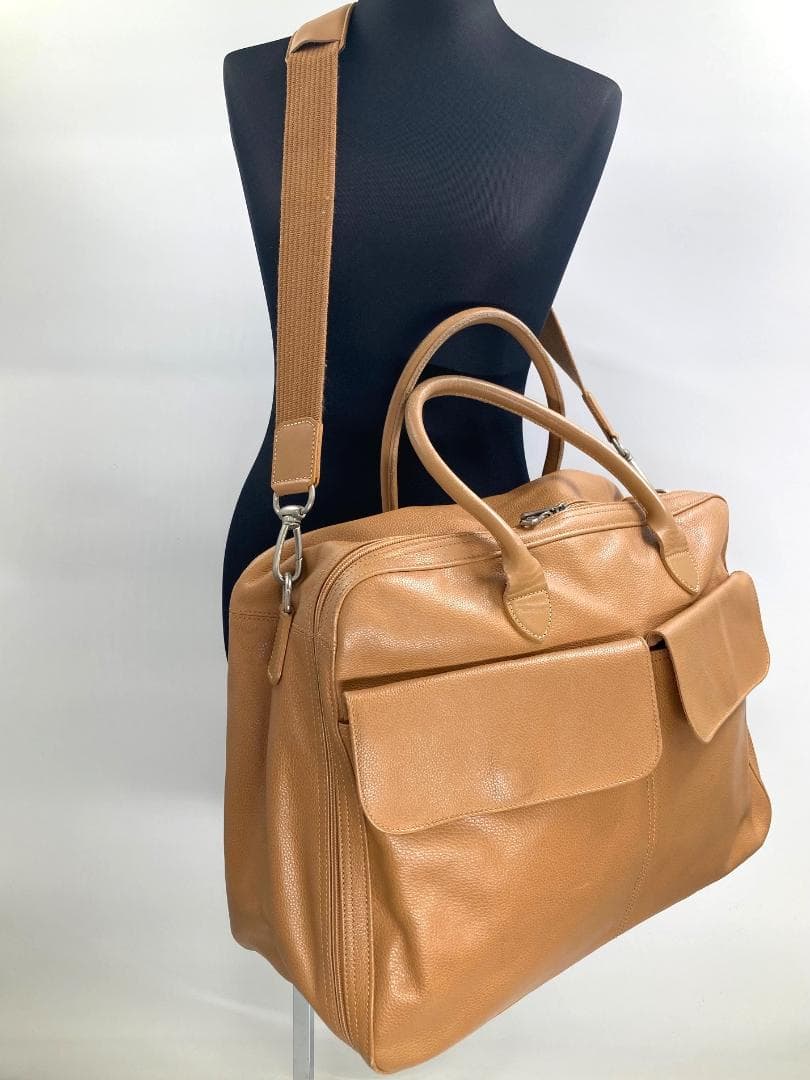 Longchamp ロンシャン　トラベルバッグ　キャメル