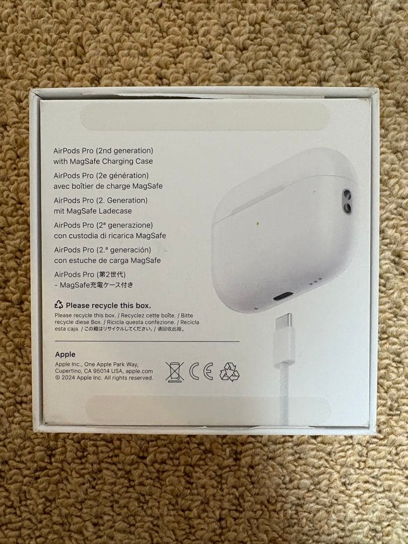 イヤホン AirPods pro2 usb-c