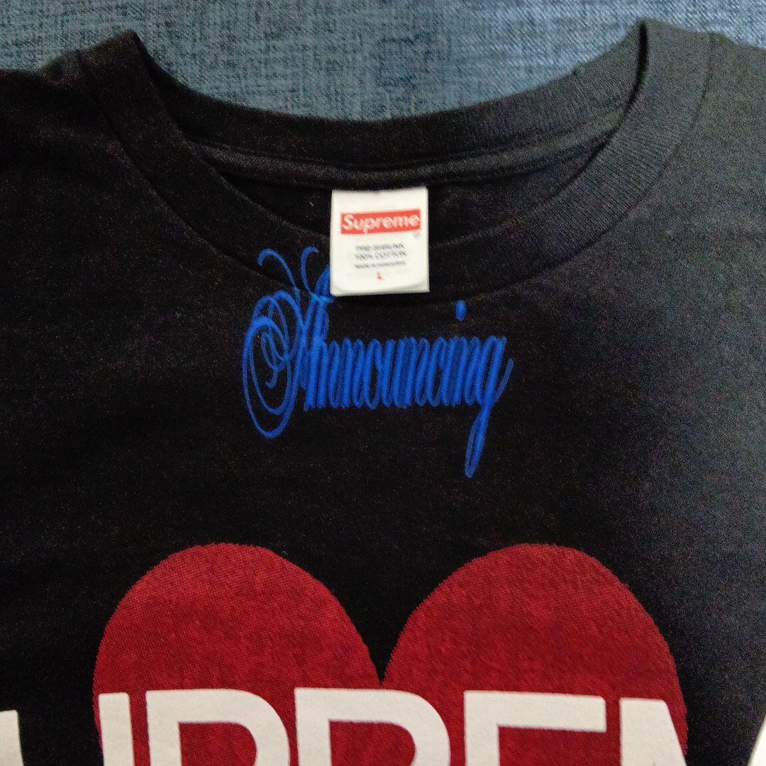 Supreme ハートデザイン Tシャツ