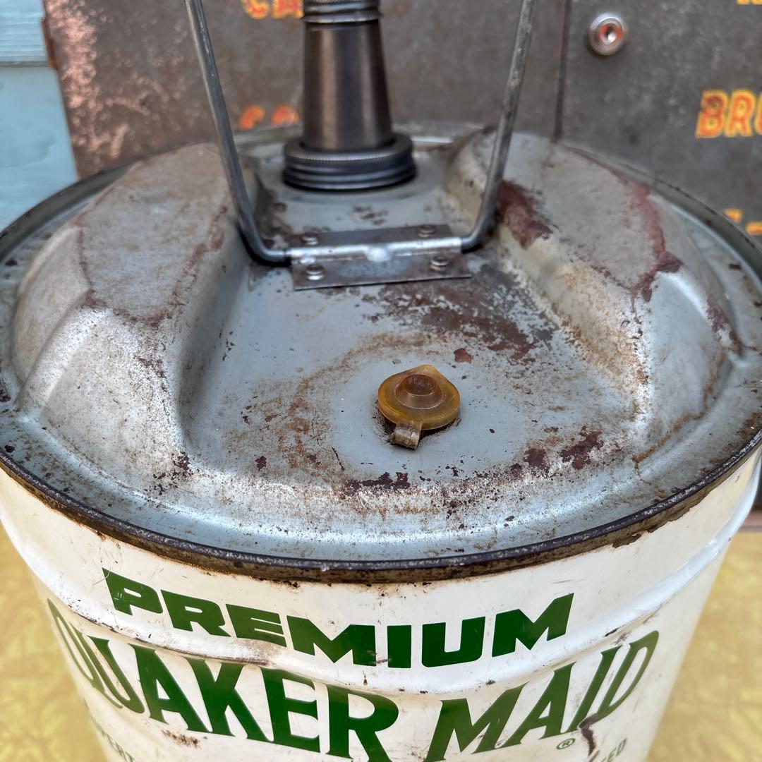 USA VINTAGE QUAKER MAID 5ガロン缶 1970s