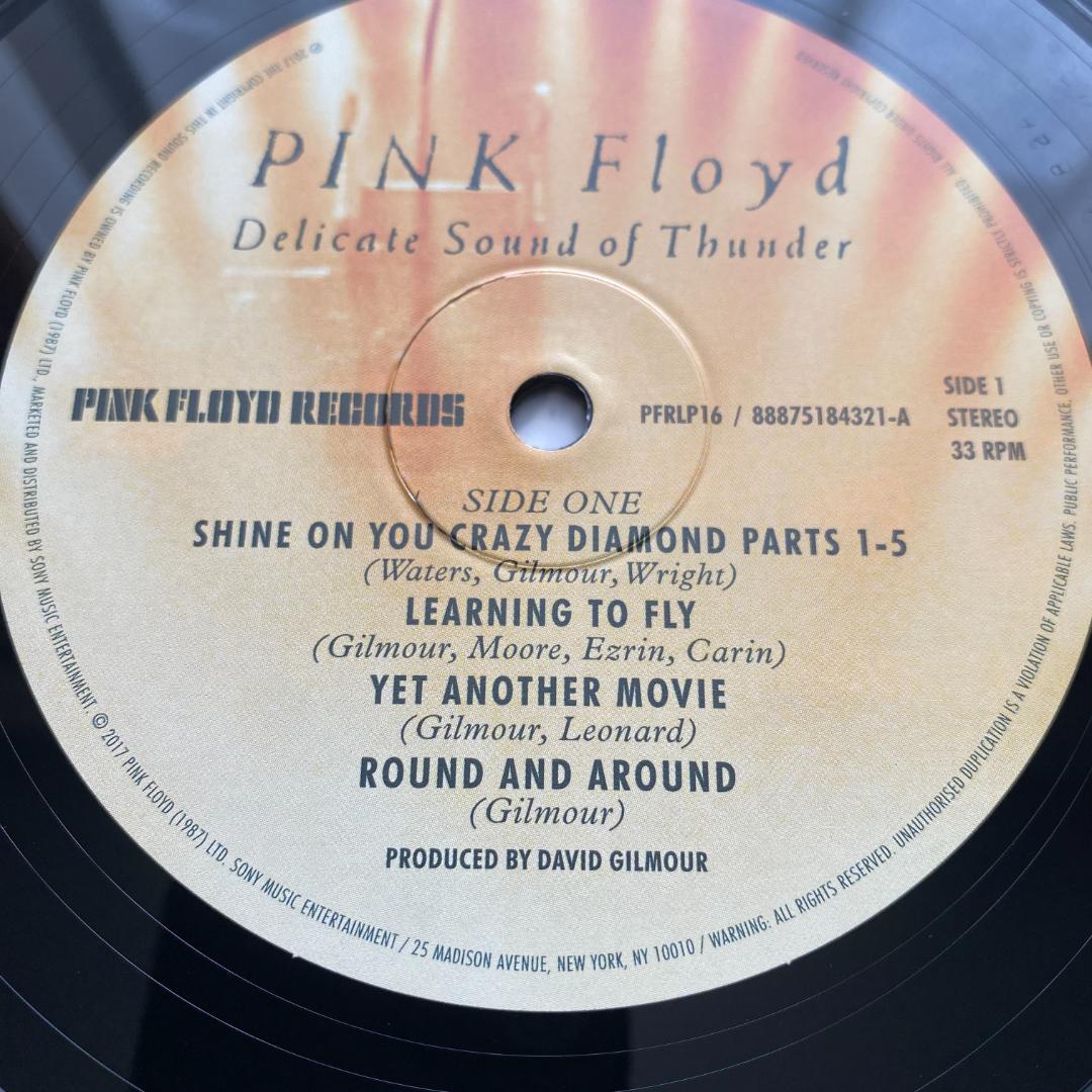 洋楽 2LP Pink Floyd Delicate Sound of Thunder