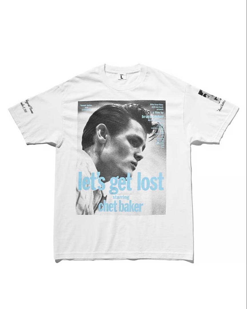 チェット・ベイカー Let's get Lost × weber Tシャツ