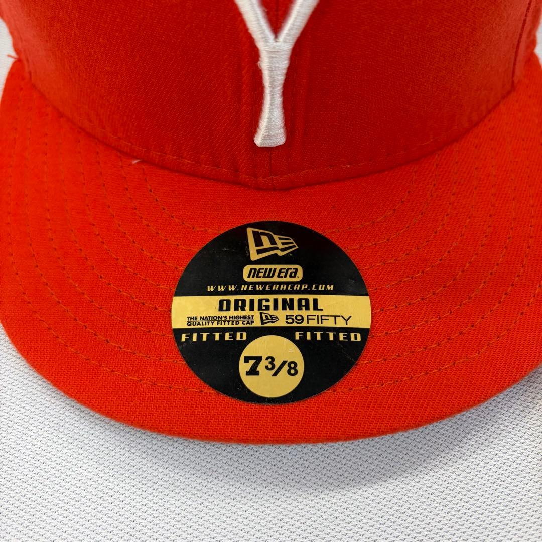 希少デザイン ヴィンテージ ヤンキース NEWERA　オレンジ