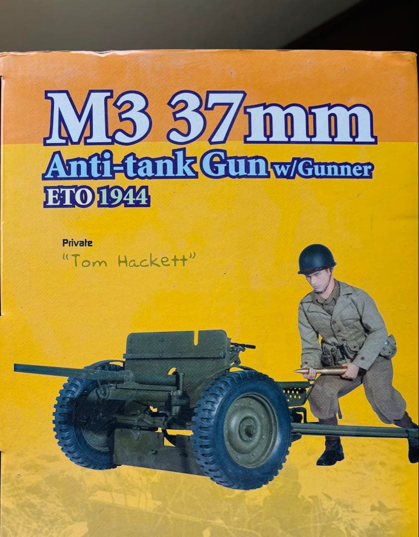 ドラゴンモデルズ　M3対戦車砲37㎜と砲手“トム・ハケット” 欧州戦域1944