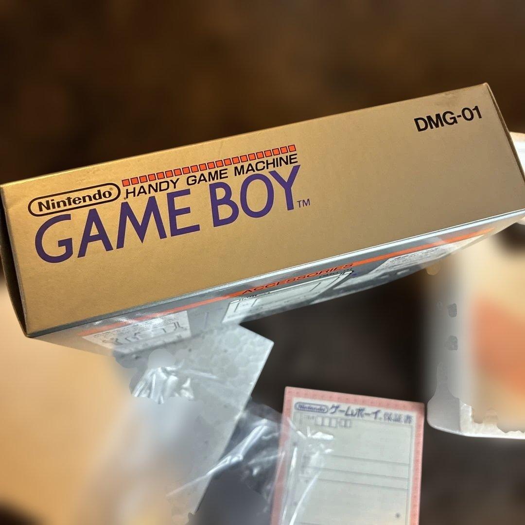 箱のみ美品！ 初代 ゲームボーイ空箱 説明書、内スチロール、蓋付き